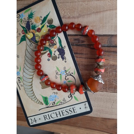 Bracelet Cornaline Rouge